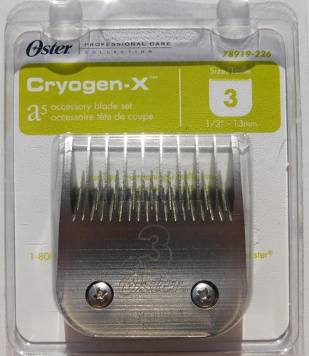 Cuchilla Oster Cryogen-x Numero 3 Para Peladora A5 - A6 