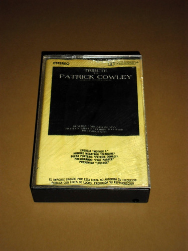 Patrick Cowley Tribute To Audio Cassette Kct Tape