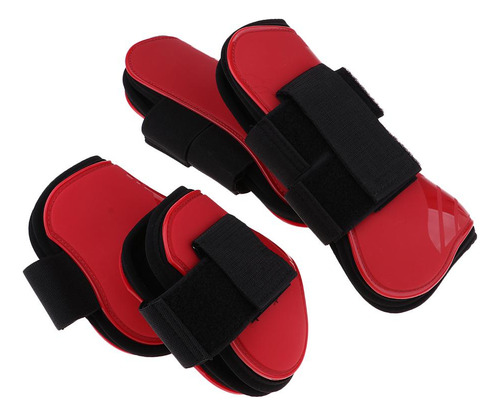 2 Pares Patas Botas Frente Trasero Accesorios De Rojo