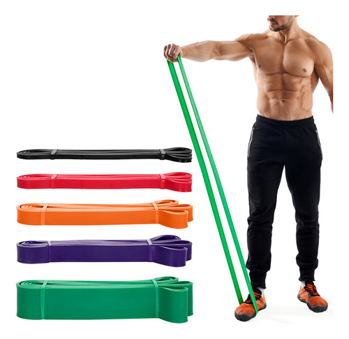 Banda Resistance Loop Band De Látex Natural Para Ayudar A Le