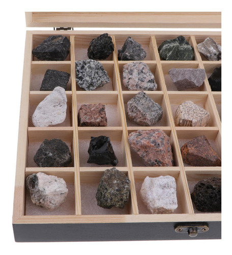 Colección De Rocas Y Minerales - Conjunto De Rocas Ígneas