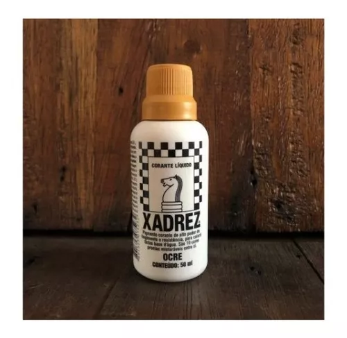 Corante Xadrez Ocre 50ML - Varejão das Tintas - Um mundo colorido ao seu  alcance