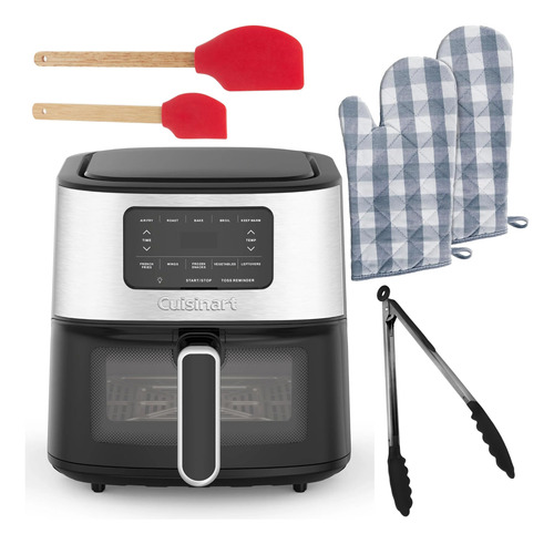 Cuisinart Paquete De Freidora De Aire Negra Con Control De .