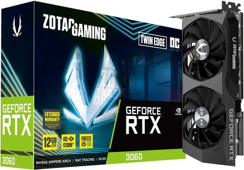 Nueva Tarjeta Gráfica Zotac Gaming Geforce Rtx 3060 Twin Edg