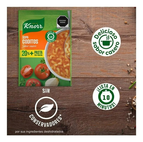 Sopa De Codito Knorr 115 G