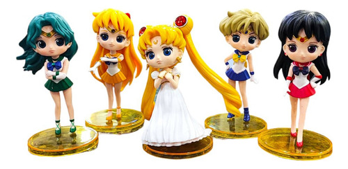 Figura De Sailor Moon Coleccion Completa Pvc Anime 10cm 
