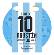 Comprar Kit Argentina Cumple Candy Listo Para Imprimir Personalizado