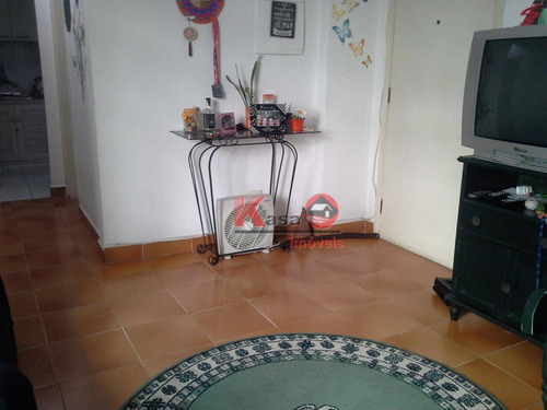 Imagem 3 de 20 de Apartamento Com 1 Dormitório À Venda, 67 M² Por R$ 290.000,00 - José Menino - Santos/sp - Ap10307