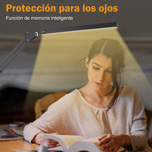 Lámpara Led Flexible Con Clip Escritorio Estudio Dibujo