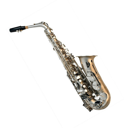 Silvertone Saxofon Alto Eb Niquelado Slsx010 Meses S/interes