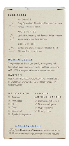 The Honest Company Crema Facial Deep Hydration Face Cream Hi