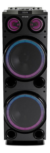 Parlante Karaoke Bluetooth Radio Fm Aiwa 50w X2 Aw-poc14 Col