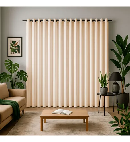 Cortina Tecido Oxford Grosso 3 Metros X 2,50 Largura Premium