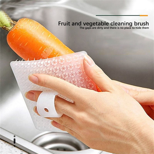 Cepillo De Limpieza Para Frutas Y Verduras V Flexible Vegeta