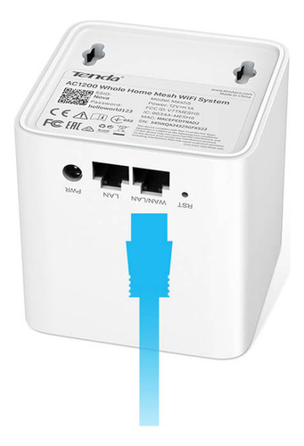 Kit 3 Router Tenda Mesh Nova Mw5g Wi-fi Doble Banda Ac1200