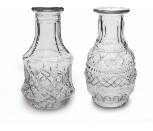 Imagem 4 de 4 de Mini Vaso Decorativo Vidro Afrodite 17cm 4 Peças Mimo Style