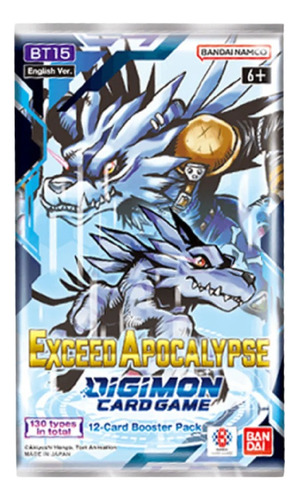 Booster Box Digimon Card Game: Bandai Digimon 2024 Bt-15 En