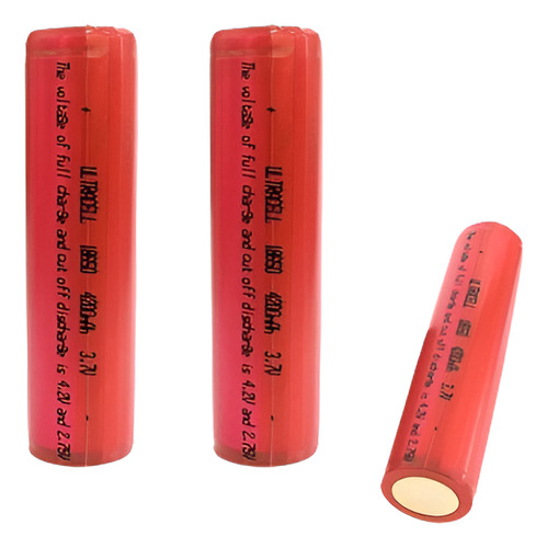 4200mah 2 X 18650 3.7v Li-ion Recargable Protegida Ultracell