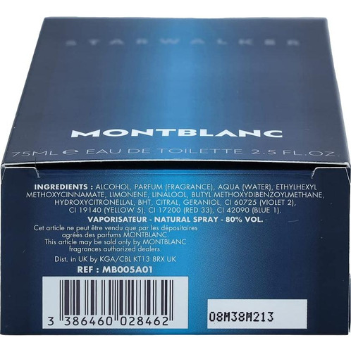 Eau De Toilette Montblanc Star Walker 75 Ml Para Mujeres