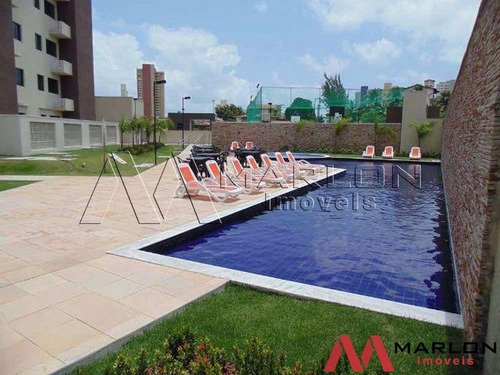 Imagem 10 de 13 de Apartamento Ecogarden Para Locação, 2 Quartos, 46m² - Ponta Negra - Aa00496