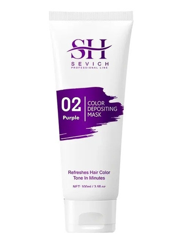 Tratamiento Matizador Cremoso 100ml Color Purpura Sevich