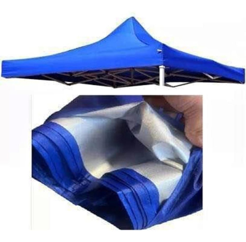 Carpa Lona Repuesto Impermeable Con Uv Para Toldo 3x3 Azul