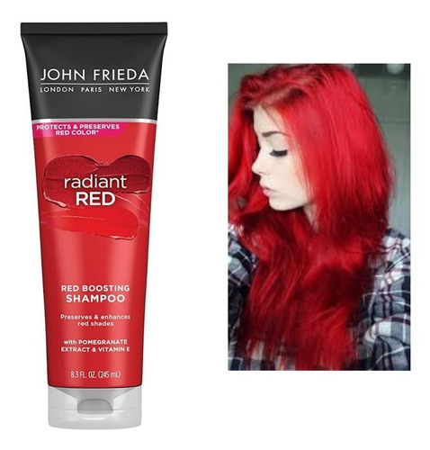 Shampoo Para Cabello Rojo Radiant Red John Frieda 250ml
