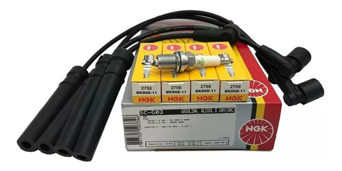 Kit Cables Y Bujias Ngk Chevrolet Aveo 1.6 16v