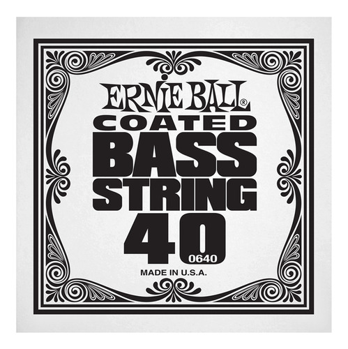 Cuerda Suelta De Bajo Ernie Ball .040 Coated 0640 Rwnd Bass