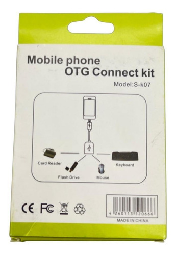 Imagen 3 de 3 de Conector Otg A Micro Usb O Conector Android