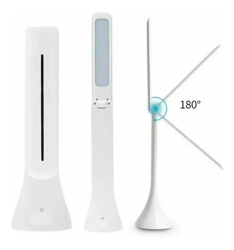 Pack X2 Lampara Led Touch Escritorio Velador Usb Recargable