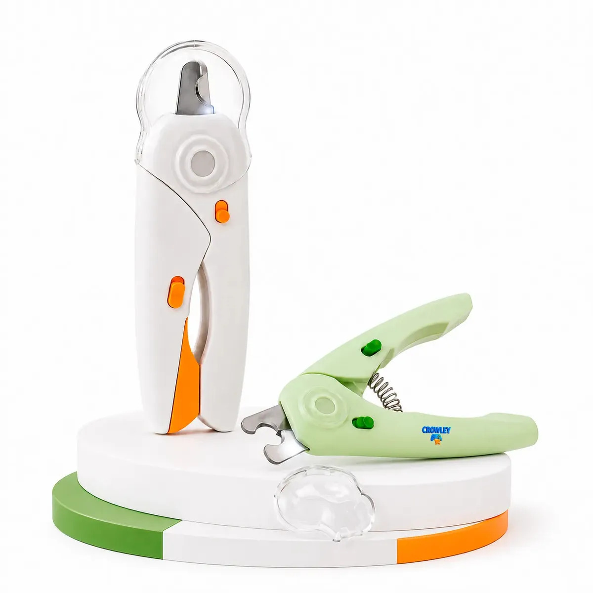 Alicate Cortador De Unha com Led e lixa Pet Cão Gato Pequeno Medio e Grande Porte - Crowley