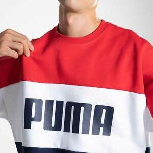 moletom puma retro crew dk masculina