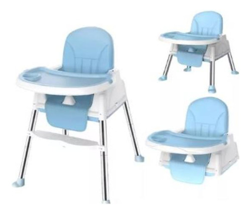 Silla De Comer Para Bebés Portátil Con Ruedas Ajustable