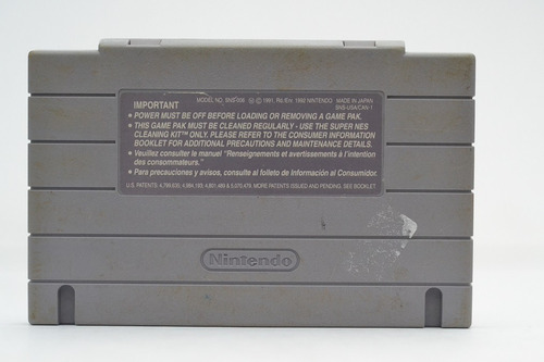 Dragons Lair Para Snes (Usado)