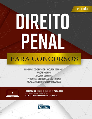 Para Concursos - Direito Penal, De Equipe Alfacon. Editora Alfacon, Capa Mole Em Português