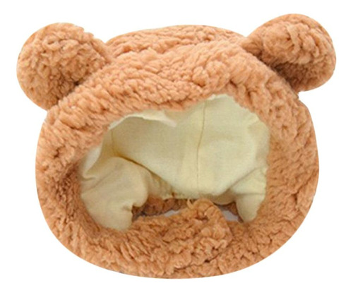 Gorro Corto Con Forma De Oso De Peluche Para Gato Y Cachorro