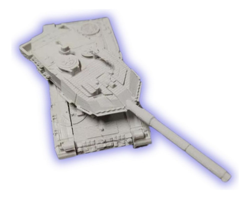 Tanque Alemán Leopard 2a5, Escala 1/72, Color Blanco