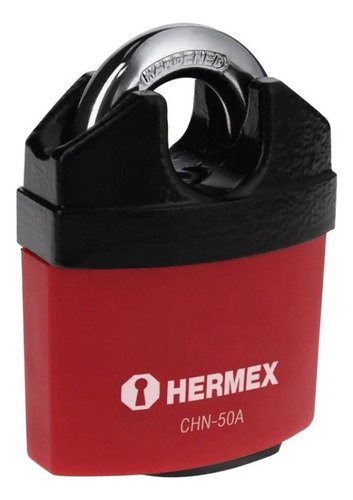 Candado De Hierro 50 Mm Anti-ganzúa Hermex Chn-50a F0