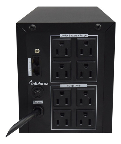 Ups Ablerex Ab-pro1500t 1500va/900w Rj45/4 Usb 2.1amp.