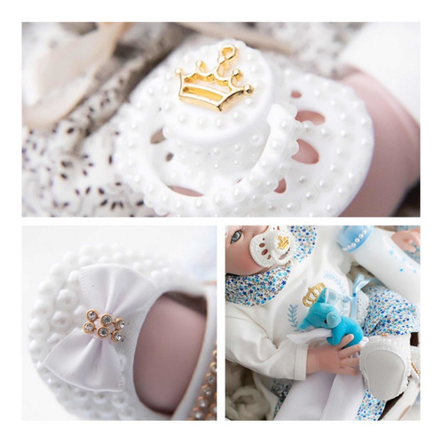 Bebe Reborn Silicone Menina Promocao Boneca Princesa + Bolsa
