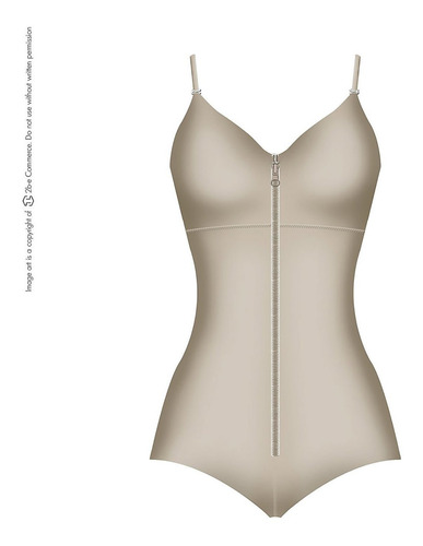 Imagen 5 de 10 de Faja Salome Body Panty Moldeador Con Brasiere 0420 Beige