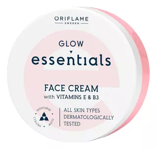 Crema Facial Aclaradora Con Vitaminas E & B3 Glow Essentials