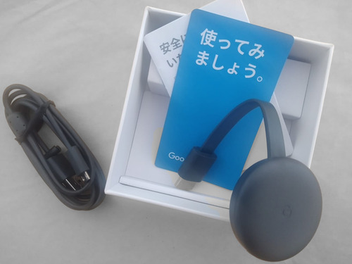 Google Chromecast 3gen Hd Sin Control Remoto Negro