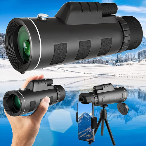 Topmeg Telescopio Monocular 40x60 Hd Compatible Con I-phone 