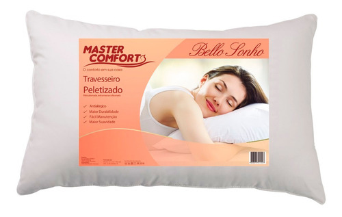 Travesseiro Fibra Plumada  Master Comfort Peletizado