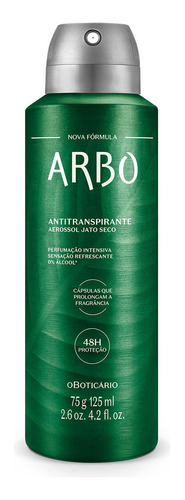 Desodorante Antitranspirante Aerossol Arbo 100ml Boticário