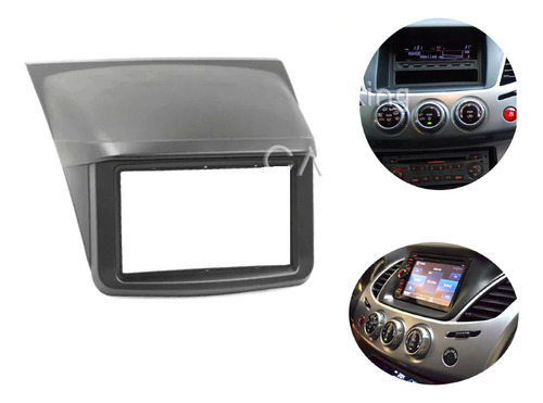 Bisel Radio Pantalla Mitsubishi L200 2007 - 2015 9pul Karvas
