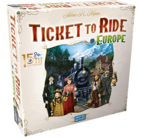 Ticket To Ride Europe 15th Anniversary Deluxe