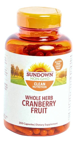 Whole Herb Cranberry Fruit Sundown 200 Caps Dietafitness
